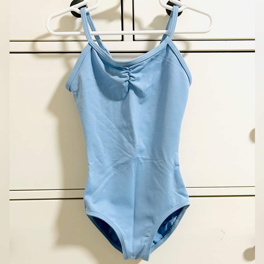 EUROTARD Girls Dance Leotard | Light Blue | Ballet | Size Int. Child